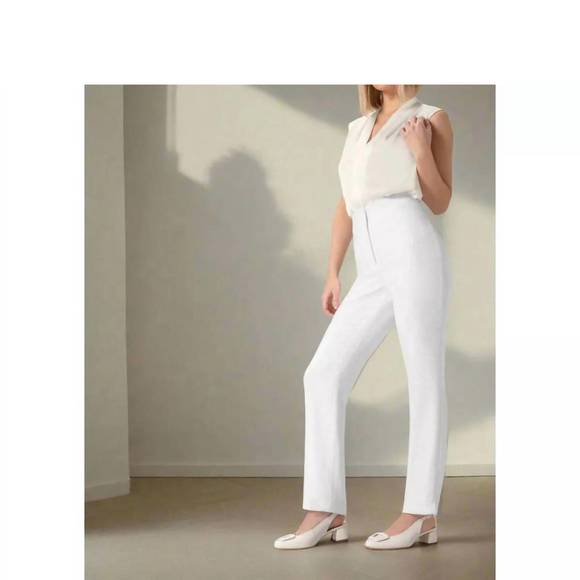 NEW ANDREA women's slingback low heel pumps in beige - Picture 5 of 5